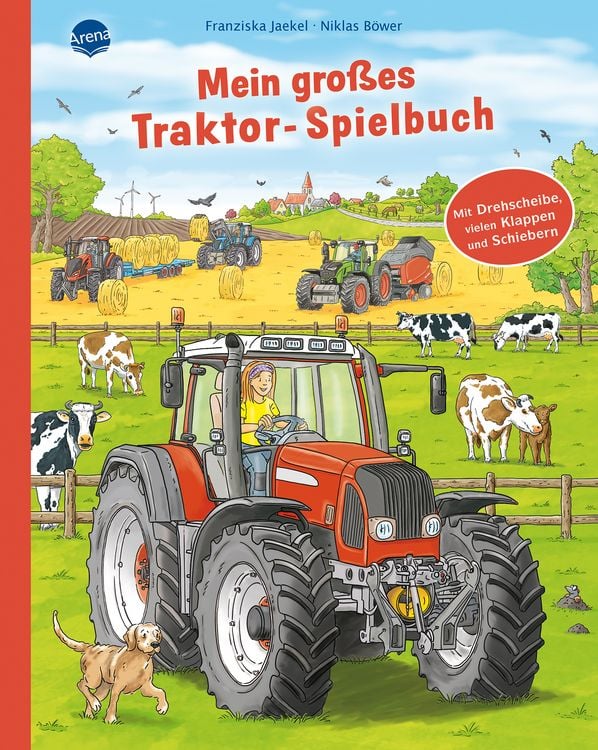 Produktbild: Mein gro&szlig;es Traktor-Spielbuch. Mit Drehscheibe, vielen Klappen und Schiebern