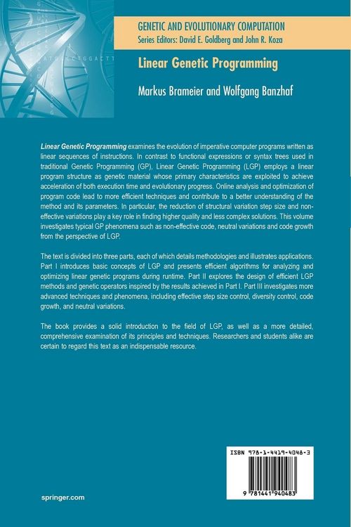 Produktbild: Linear Genetic Programming