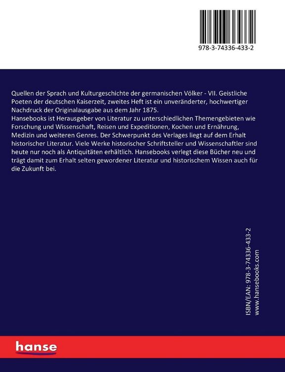 Produktbild: Quellen der Sprach und Kulturgeschichte der germanischen V&ouml;lker