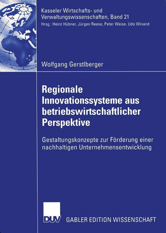 Produktbild: Regionale Innovationssysteme aus betriebswirtschaftlicher Perspektive