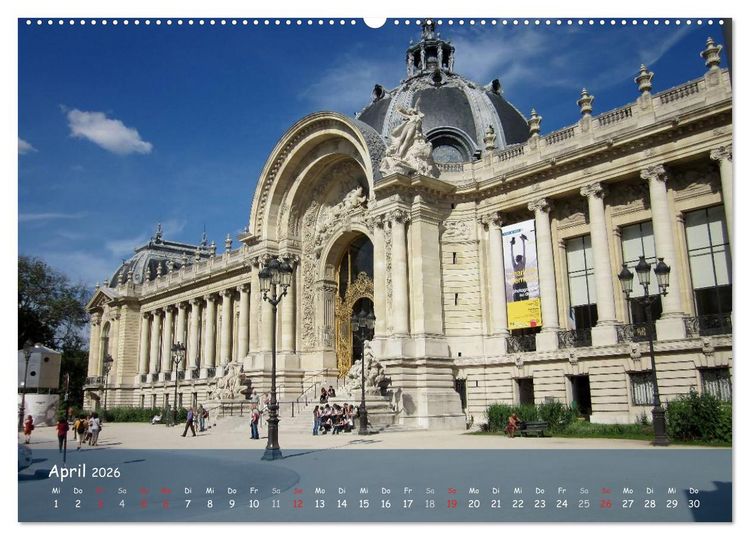 Produktbild: Paris (Wandkalender 2026 DIN A2 quer), CALVENDO Monatskalender