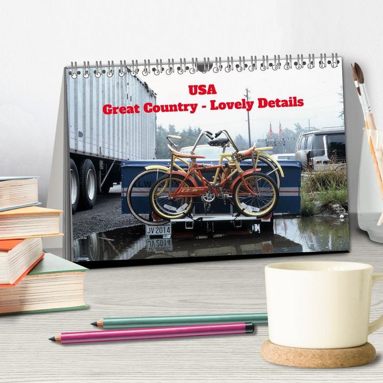 Produktbild: USA Great Country - Lovely Details (Desk Calendar 2026 DIN A5 landscape), CALVENDO 12 Month DeskCalendar