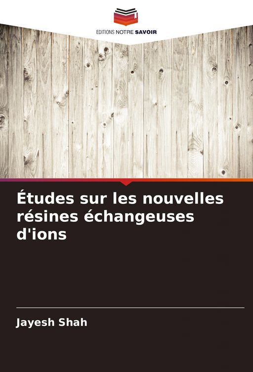 Produktbild: &Eacute;tudes sur les nouvelles r&eacute;sines &eacute;changeuses d'ions