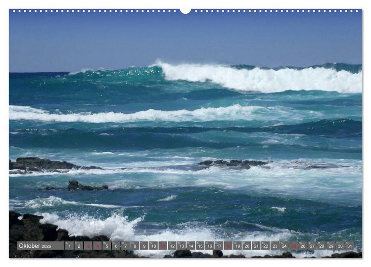 Produktbild: Fuerteventura - Heimat des Windes (Wandkalender 2026 DIN A2 quer), CALVENDO Monatskalender