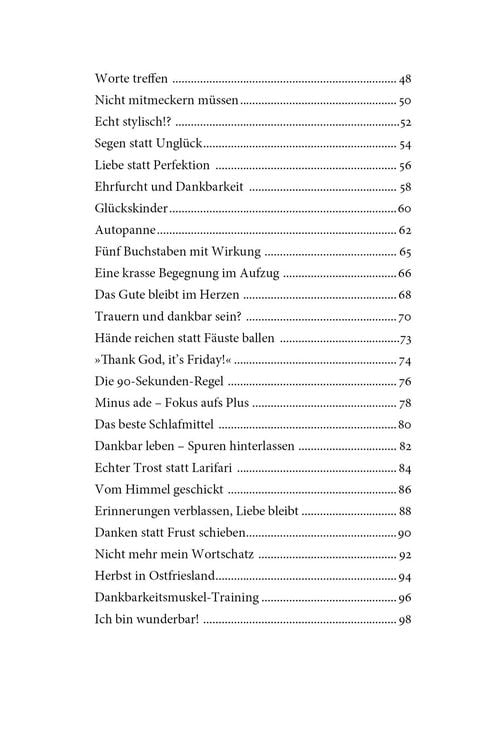 Produktbild: Die Brille der Dankbarkeit