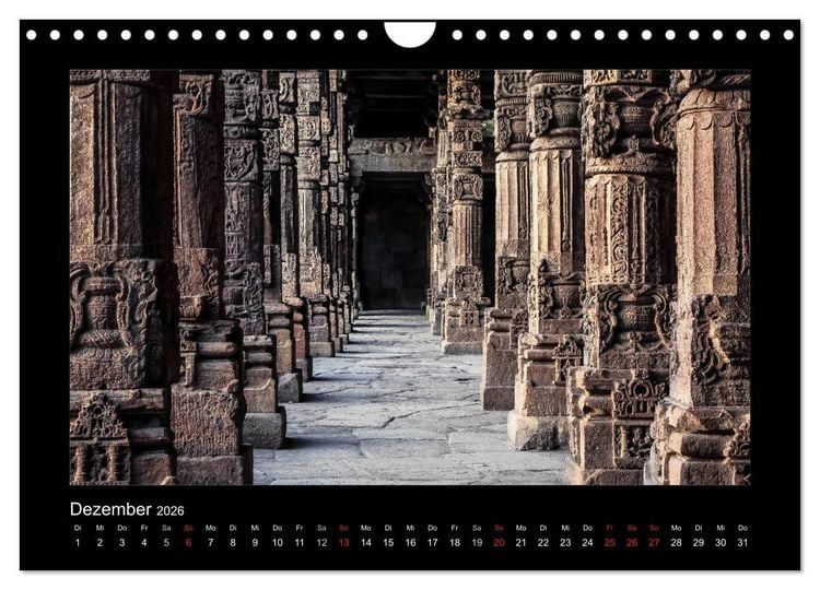 Produktbild: Willkommen in Indien 2026 (Wandkalender 2026 DIN A4 quer), CALVENDO Monatskalender
