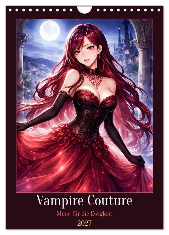 Produktbild: Vampire Couture (Wandkalender 2027 DIN A4 hoch), CALVENDO Monatskalender