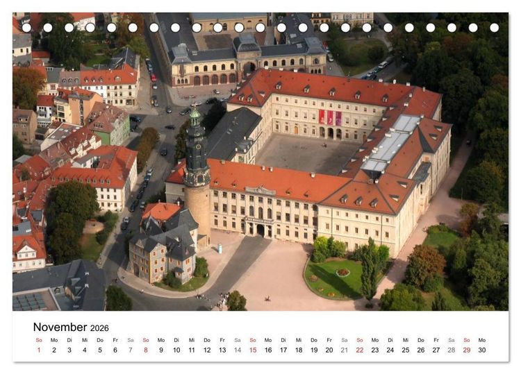 Produktbild: Th&uuml;ringen - mit Abstand betrachtet 2026 (Tischkalender 2026 DIN A5 quer), CALVENDO Monatskalender