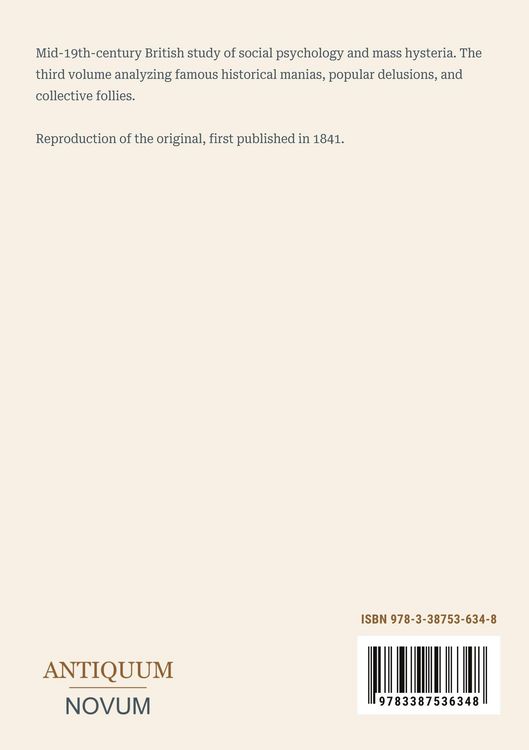 Produktbild: Memoirs of Extraordinary Popular Delusions