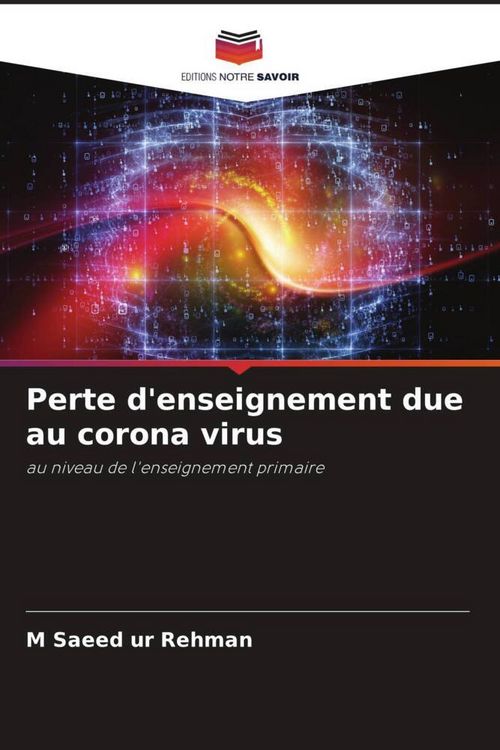 Produktbild: Perte d'enseignement due au corona virus
