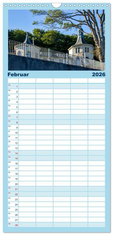 Produktbild: Familienplaner 2026 - Seeheilbad Heiligendamm mit 5 Spalten (Wandkalender, 21 x 45 cm) CALVENDO