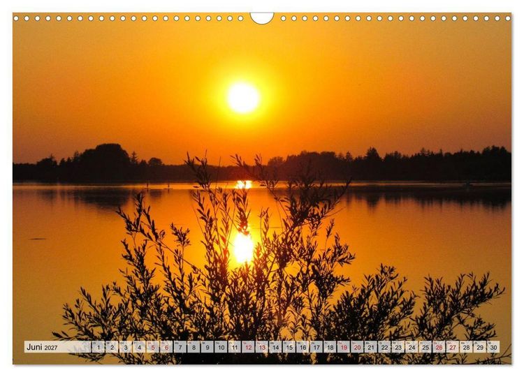 Produktbild: Lech und Wertach - Flusslandschaften im Alpenvorland (Wandkalender 2027 DIN A3 quer), CALVENDO Monatskalender