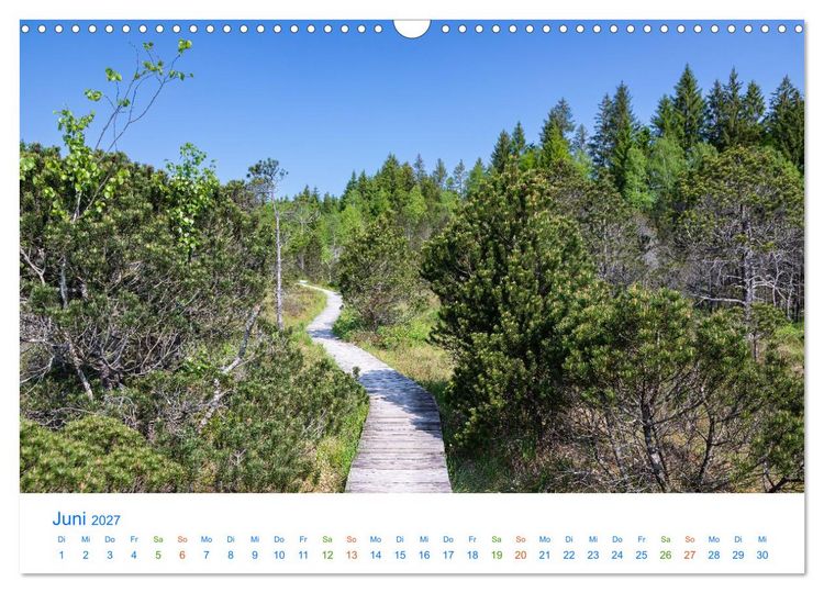 Produktbild: Im blauen Land am Alpenrand (Wandkalender 2027 DIN A3 quer), CALVENDO Monatskalender