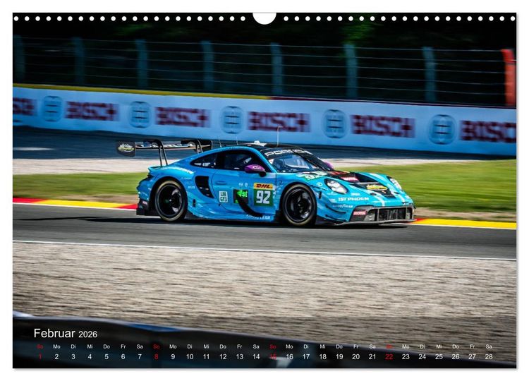 Produktbild: Motorsportkunst aus Weissach (Wandkalender 2026 DIN A3 quer), CALVENDO Monatskalender
