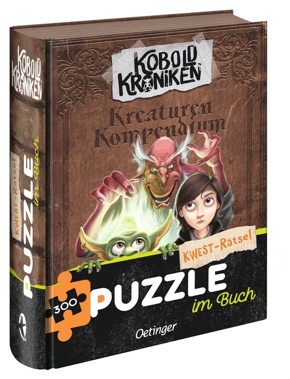 Produktbild: KoboldKroniken. Puzzle im Buch. Kwest-R&auml;tsel. 300 Teile