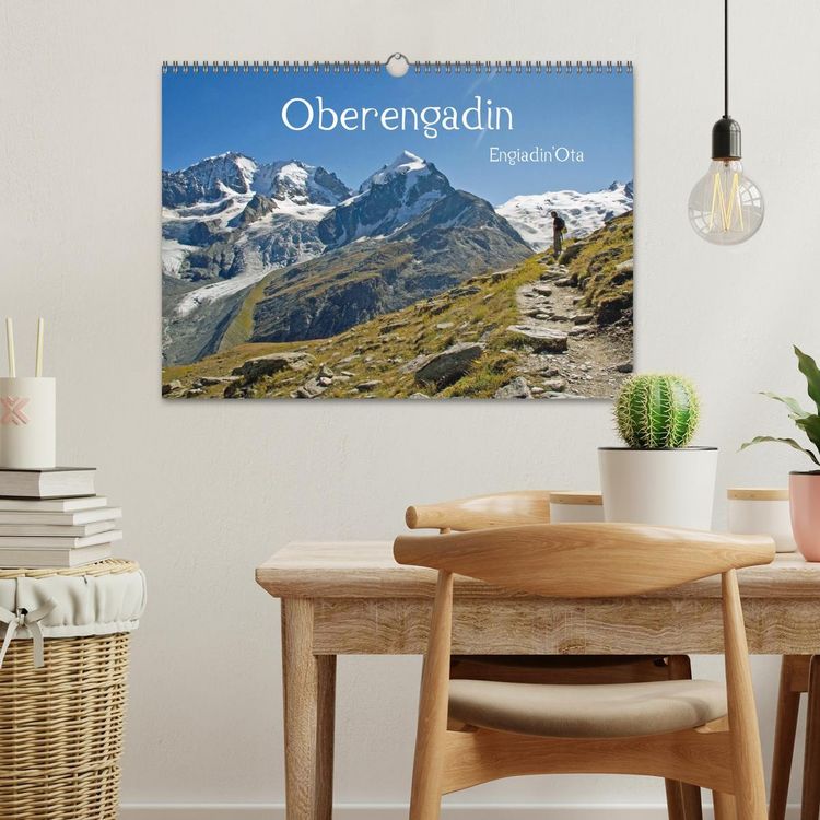 Produktbild: Oberengadin (Wandkalender 2026 DIN A3 quer), CALVENDO Monatskalender