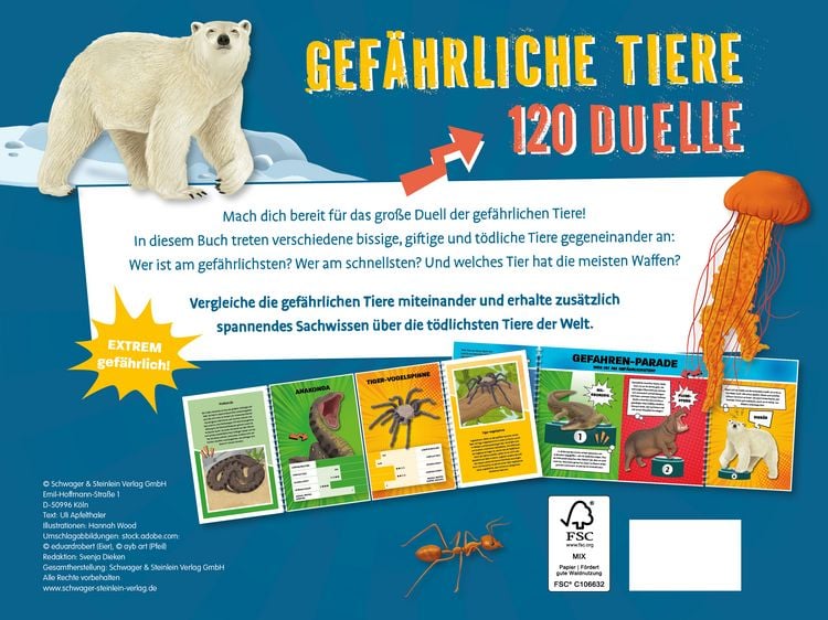 Produktbild: 120 Duelle Gef&auml;hrliche Tiere