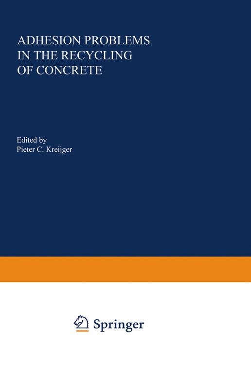 Produktbild: Adhesion Problems in the Recycling of Concrete