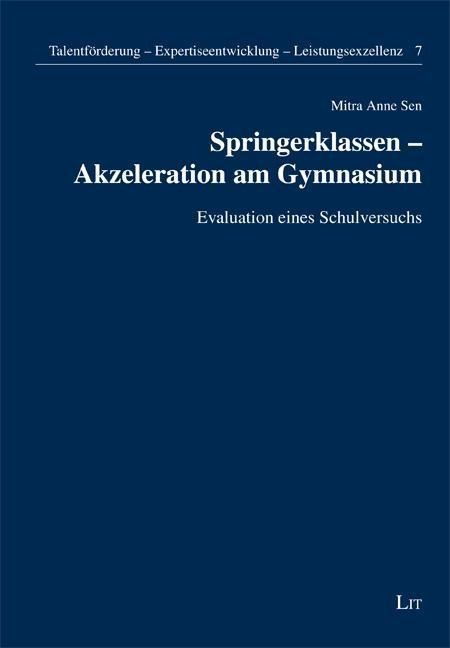Produktbild: Sen, M: Springerklassen - Akzeleration am Gymnasium