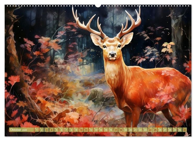 Produktbild: Im Schutz der Dunkelheit (hochwertiger Premium Wandkalender 2026 DIN A2 quer), Kunstdruck in Hochglanz