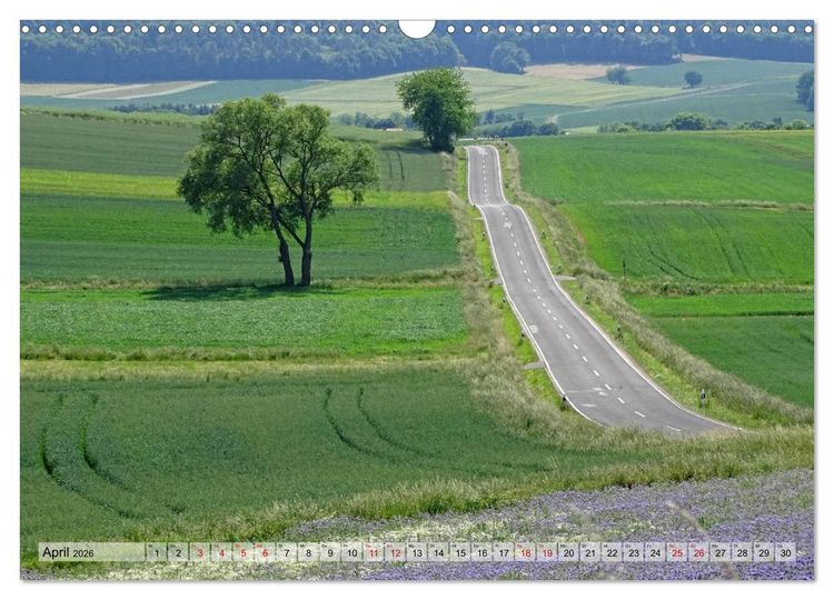 Produktbild: Wunderbares Th&uuml;ringen - Landschaften (Wandkalender 2026 DIN A3 quer), CALVENDO Monatskalender