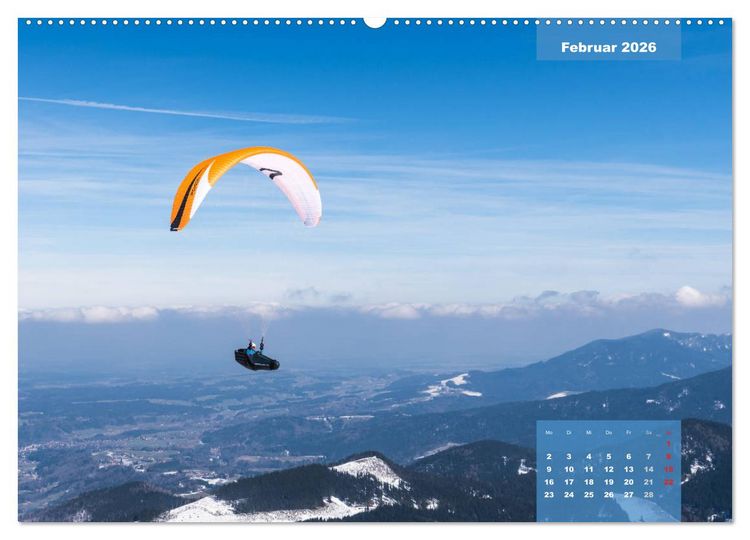 Produktbild: Paragliding - Aufbruch zu neuen H&ouml;henfl&uuml;gen (hochwertiger Premium Wandkalender 2026 DIN A2 quer), Kunstdruck in Hochglanz