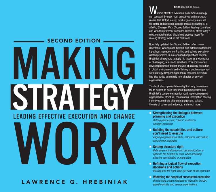 Produktbild: Making Strategy Work