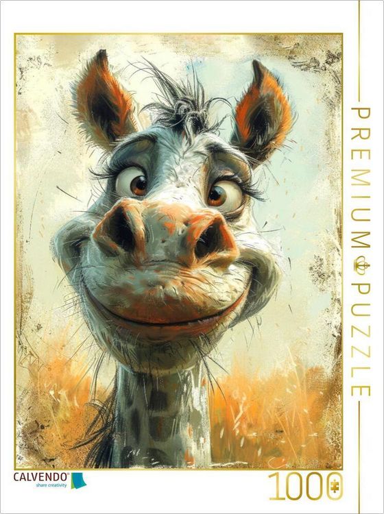 Produktbild: CALVENDO Puzzle Pferd | 1000 Teile Lege-Gr&ouml;&szlig;e 64x48cm Foto-Puzzle f&uuml;r gl&uuml;ckliche Stunden
