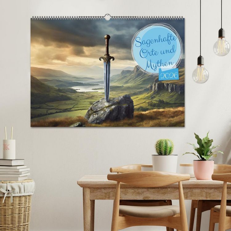 Produktbild: Sagenhafte Orte und Mythen (Wandkalender 2026 DIN A2 quer), CALVENDO Monatskalender
