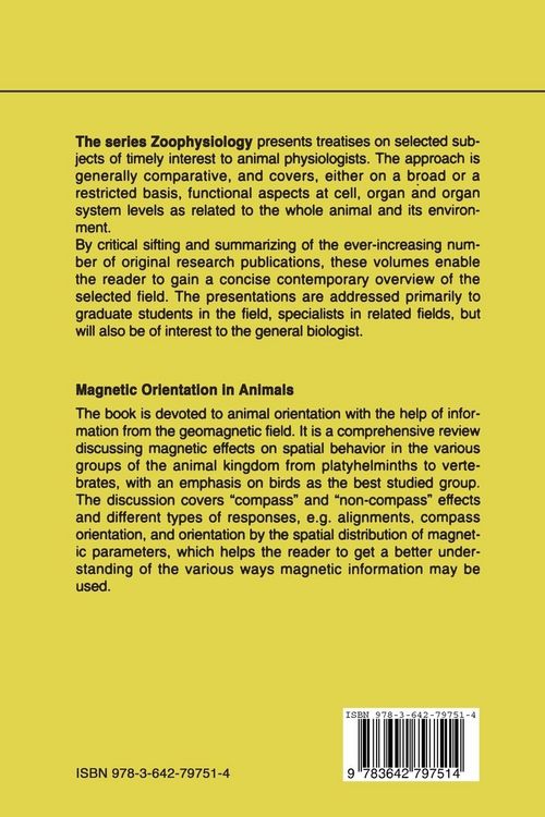 Produktbild: Magnetic Orientation in Animals