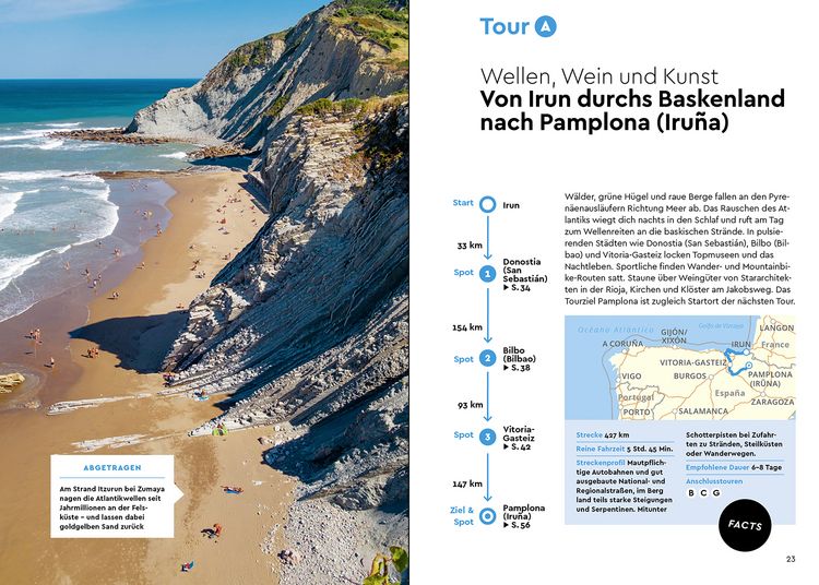 Produktbild: MARCO POLO Camper Guide Nordspanien: Atlantikk&uuml;ste & Pyren&auml;en