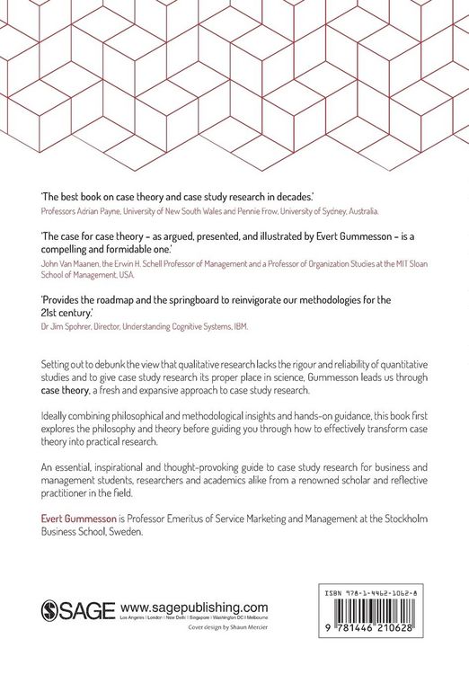 Produktbild: Case Theory in Business and Management