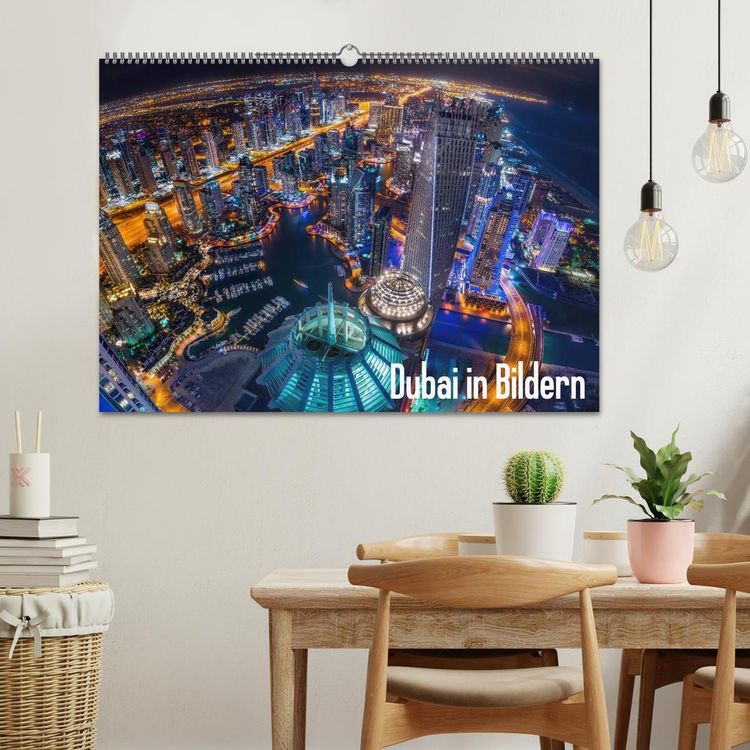 Produktbild: Dubai in Bildern (Wandkalender 2026 DIN A2 quer), CALVENDO Monatskalender