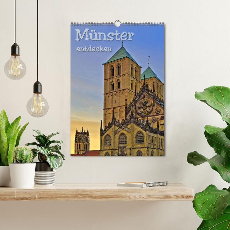 Produktbild: M&uuml;nster entdecken (Wandkalender 2026 DIN A3 hoch), CALVENDO Monatskalender