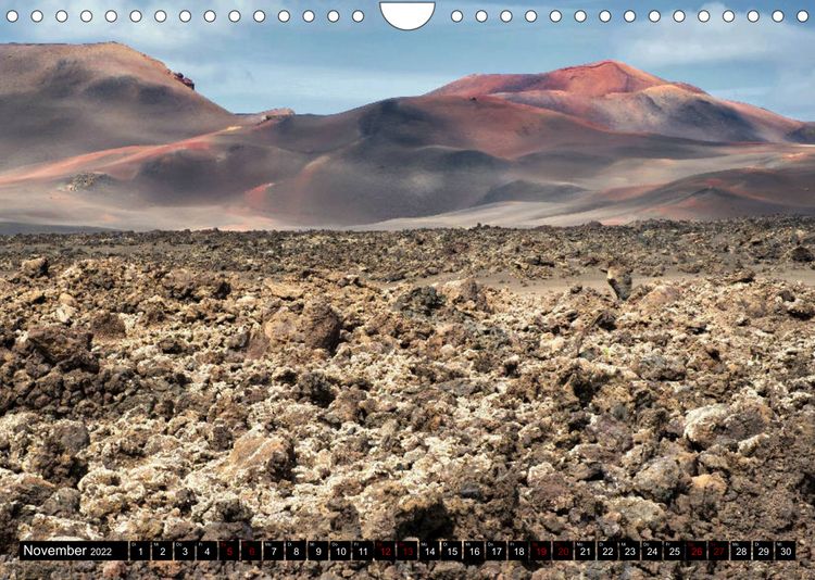 Produktbild: Vulkanlandschaften - Aus Lava und Asche modelliert (Wandkalender 2022 DIN A4 quer)