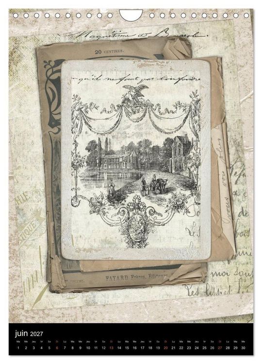 Produktbild: Le coffre vintage (Calendrier mural 2027 DIN A4 horizontal), CALVENDO calendrier mensuel