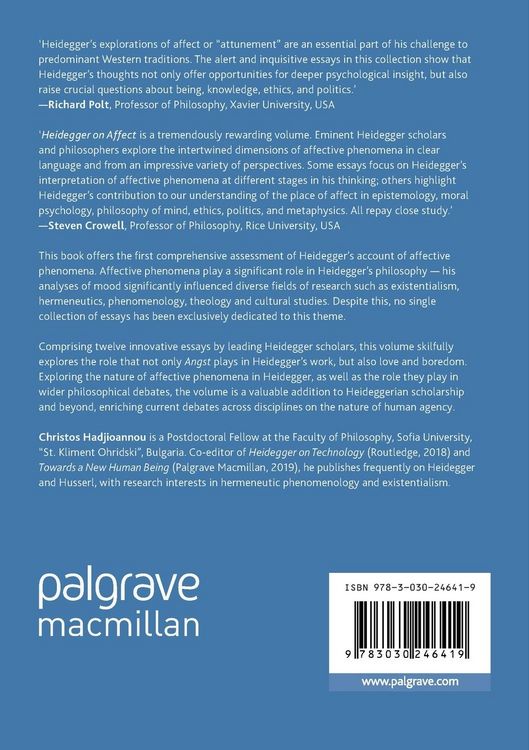 Produktbild: Heidegger on Affect