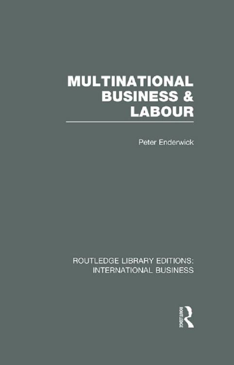 Produktbild: Multinational Business and Labour (RLE International Business)