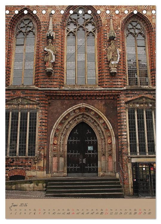 Produktbild: Sch&ouml;ne alte Hansestadt Bremen (Tischkalender 2026 DIN A5 hoch), CALVENDO Monatskalender