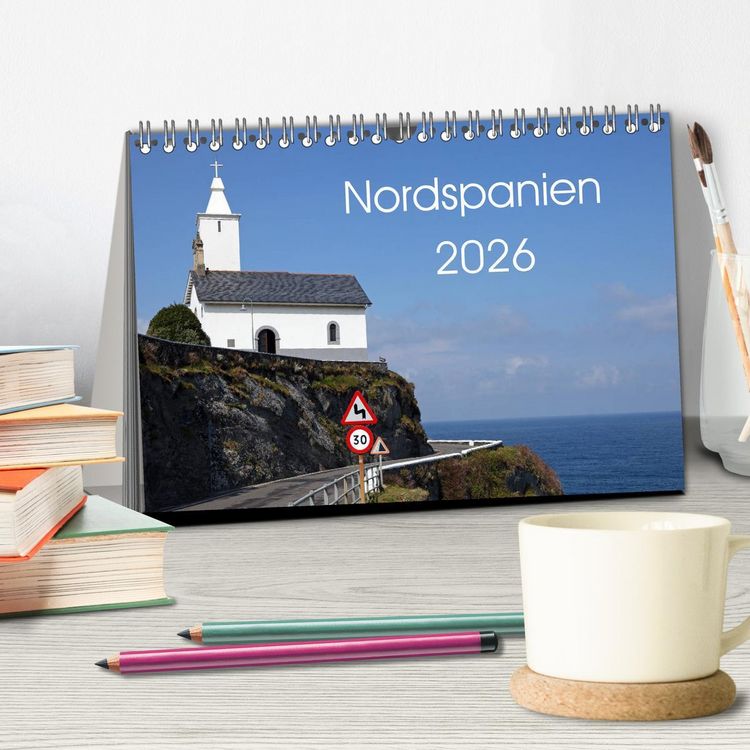 Produktbild: Nordspanien (Tischkalender 2026 DIN A5 quer), CALVENDO Monatskalender
