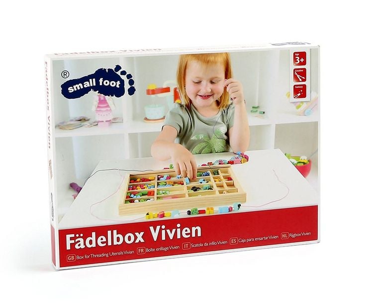 Produktbild: F&auml;delperlen in Holzbox