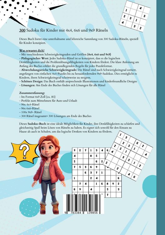 Produktbild: Sudoku Kinder -300 Sudoku