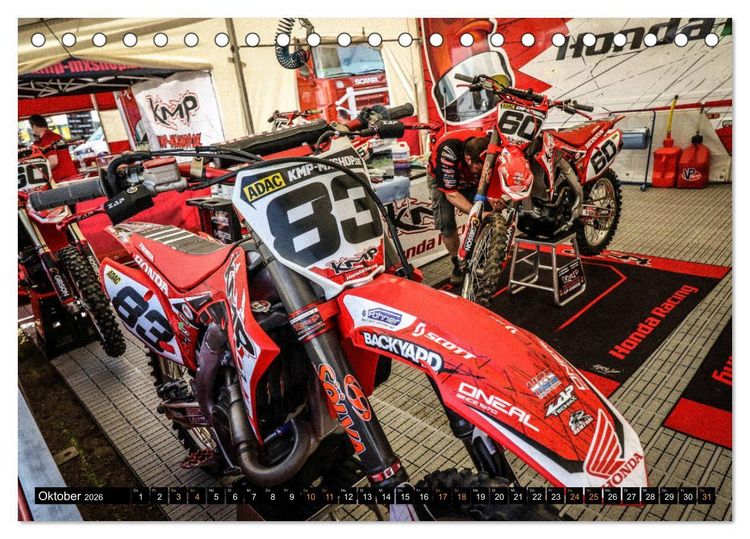 Produktbild: MX-Racing (Tischkalender 2026 DIN A5 quer), CALVENDO Monatskalender