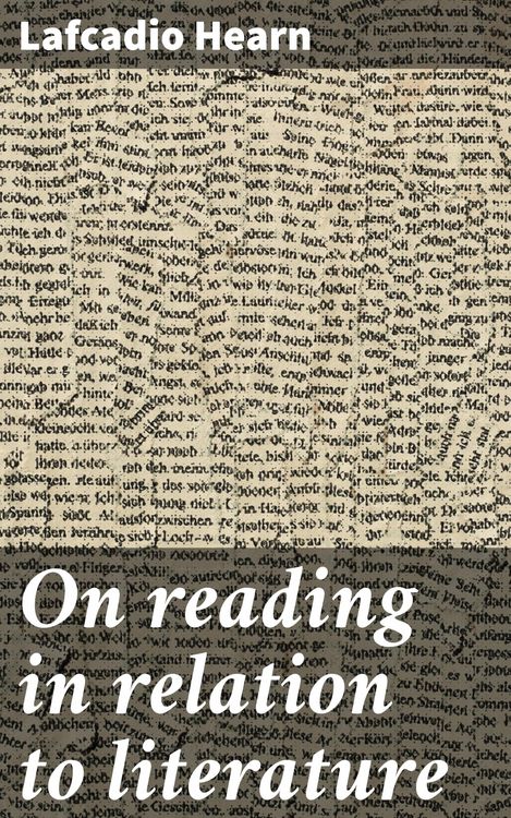 Produktbild: On reading in relation to literature