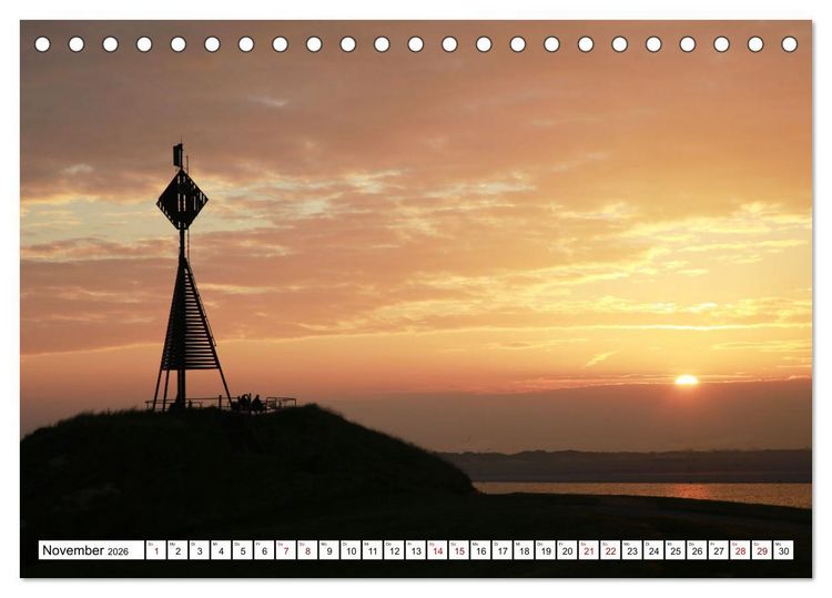 Produktbild: Insel Baltrum, Perle im Ostfriesischen Wattenmeer (Tischkalender 2026 DIN A5 quer), CALVENDO Monatskalender