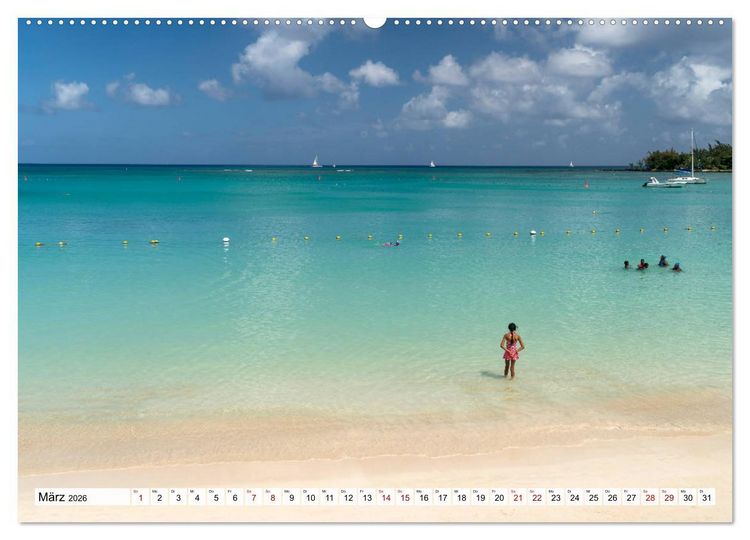 Produktbild: Traumstr&auml;nde auf Mauritius (Wandkalender 2026 DIN A2 quer), CALVENDO Monatskalender