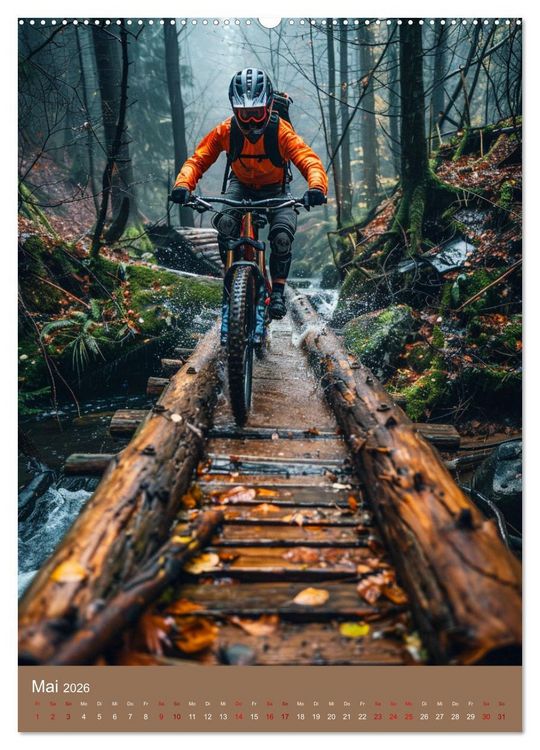 Produktbild: Freeride Adrenalin (hochwertiger Premium Wandkalender 2026 DIN A2 hoch), Kunstdruck in Hochglanz