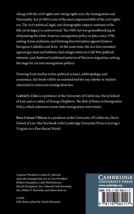 Produktbild: The Immigration and Nationality Act of 1965