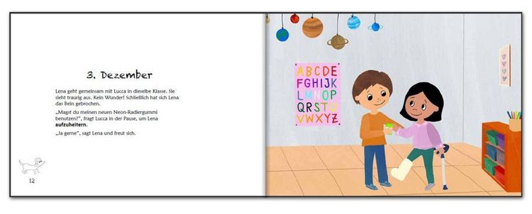 Produktbild: Supergut mit ADHS &ndash; Adventskalender: 24 Tage Positive Psychologie, 24 Mitmach-Seiten und viele starke Ideen f&uuml;r das ganze Jahr