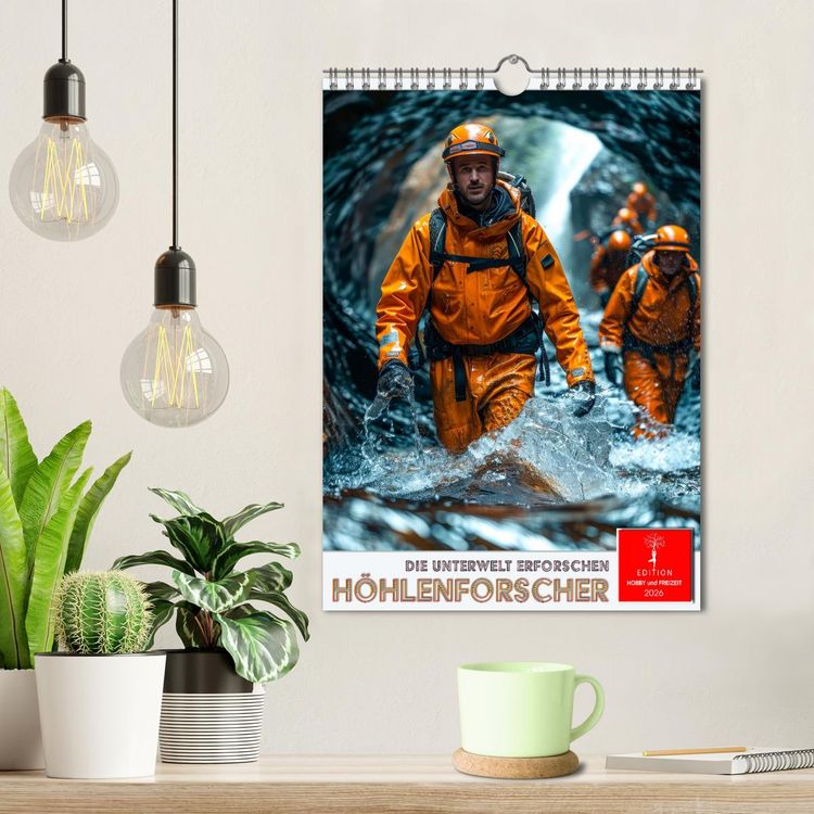 Produktbild: H&ouml;hlenforscher - die Unterwelt erforschen (Wandkalender 2026 DIN A4 hoch), CALVENDO Monatskalender